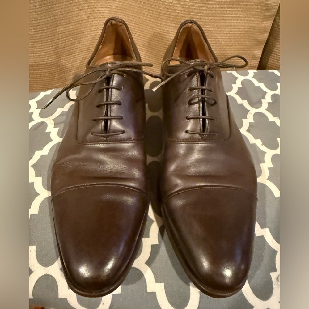 Classic Men’s Leather Cap-Toe Oxford - Brown